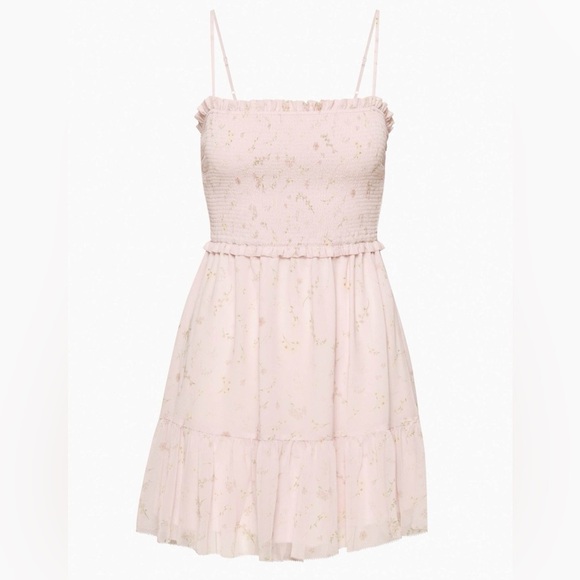 Wilfred Tempest Sleeveless Mini Dress Mochi Pnk/ Light Birch Size Small - Picture 4 of 11